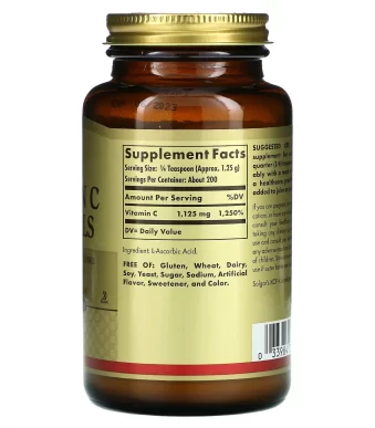 Витамин C кристалы Solgar (Pure 100% Vitamin C Crystals) 250 г_1