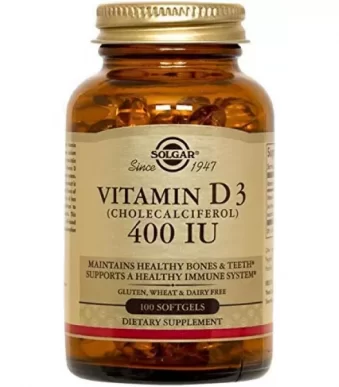 Витамин Д3 Solgar (Vitamin D3) 400 МЕ