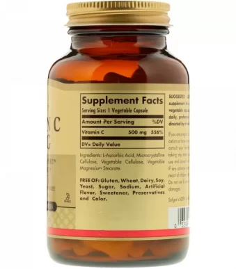 Витамин С Solgar (Vitamin C) 500 мг _3